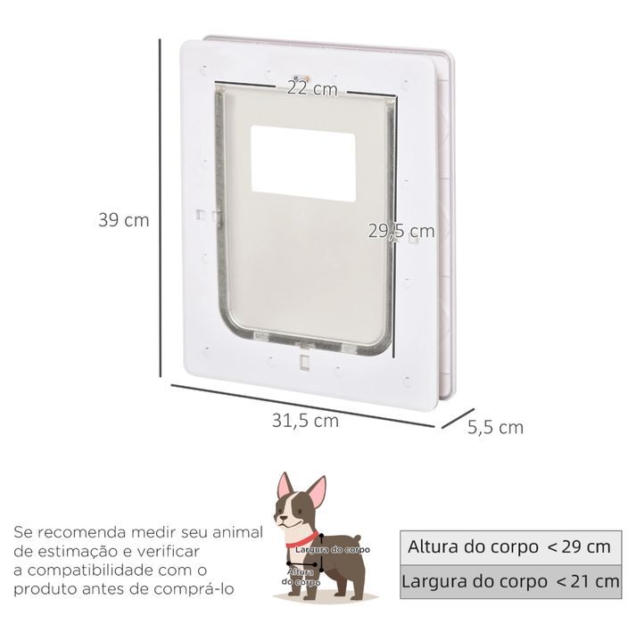 Porta para Gatos ou Cães - PORTES GRÁTIS