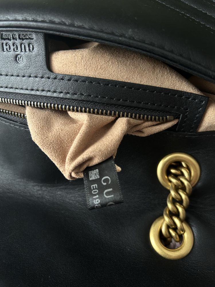 Torebka gucci marmont small czarna stan idealny