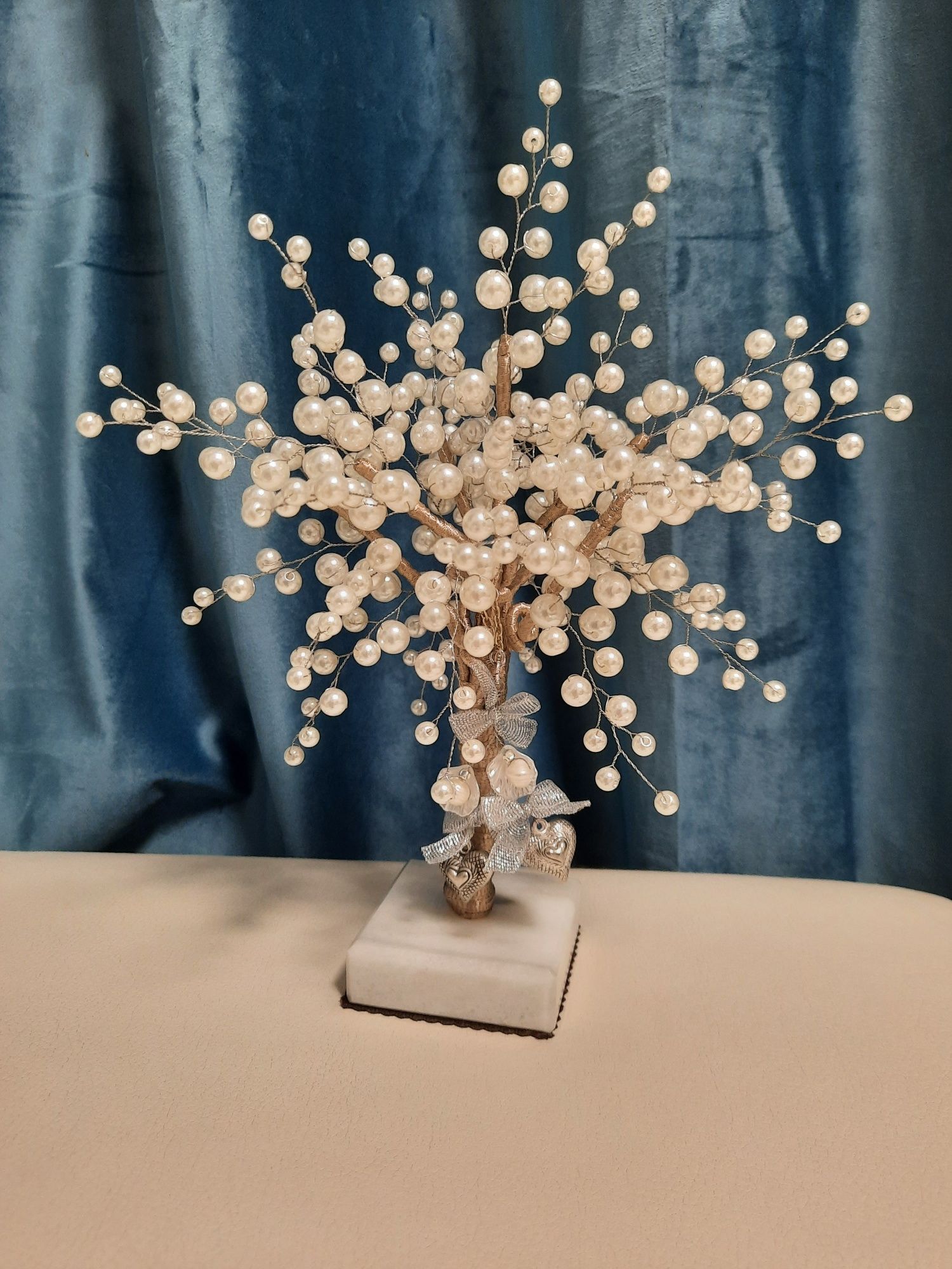 Дерево щастя із штучних  перлин /жемчужное дерево/подарок
