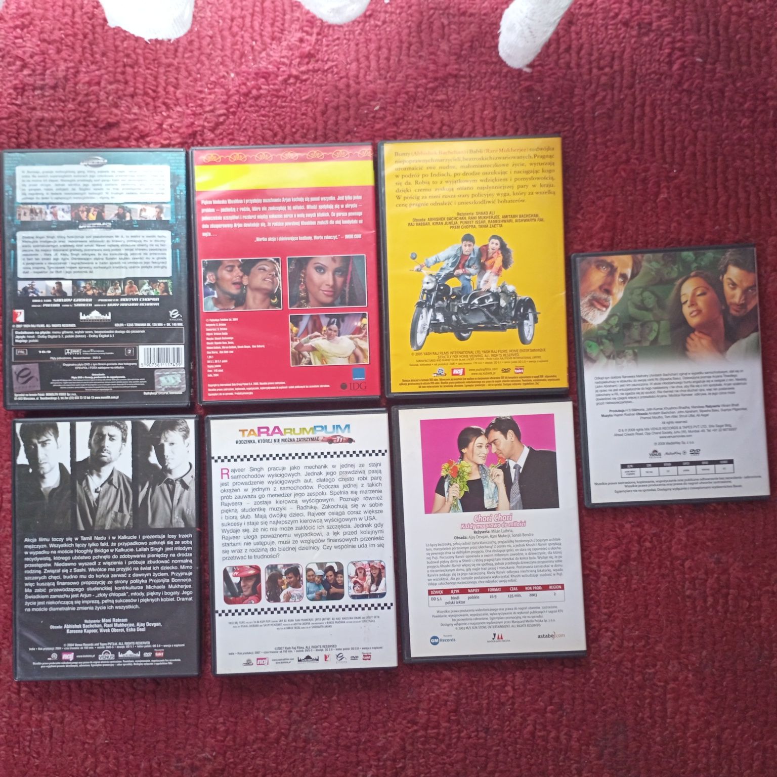 Bollywood zestaw 7 szt.