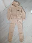 Dres damski L nowy ocieplany bluza z kapturem spodnie Dior bawełniany