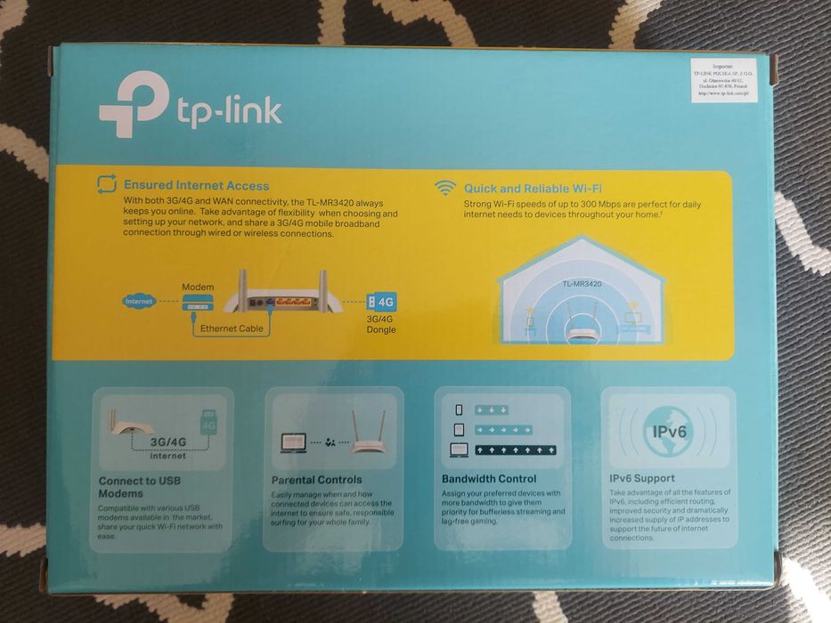Router TP-Link TL-MR3420