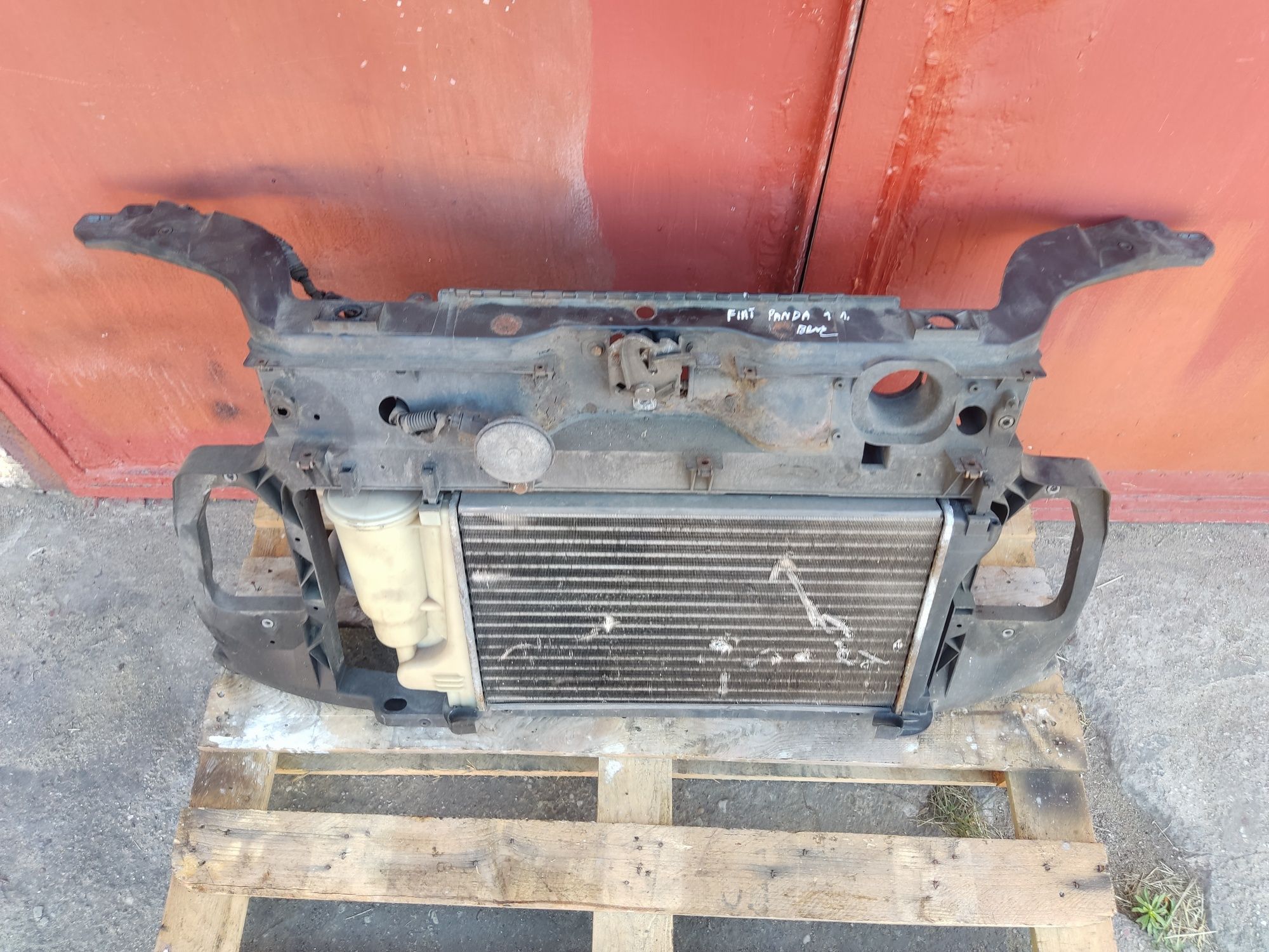 Pas Przedni Wzmocnienie Chłodnica Wentylator Fiat Panda II 1.1 Komplet