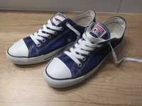Nowe buty trampki Converse rozum 42 26 cm niebieskie granatowe