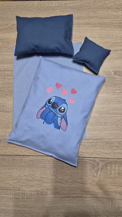Stitch komplet pościeli do wózka kołyski łóżeczka 4 elementy