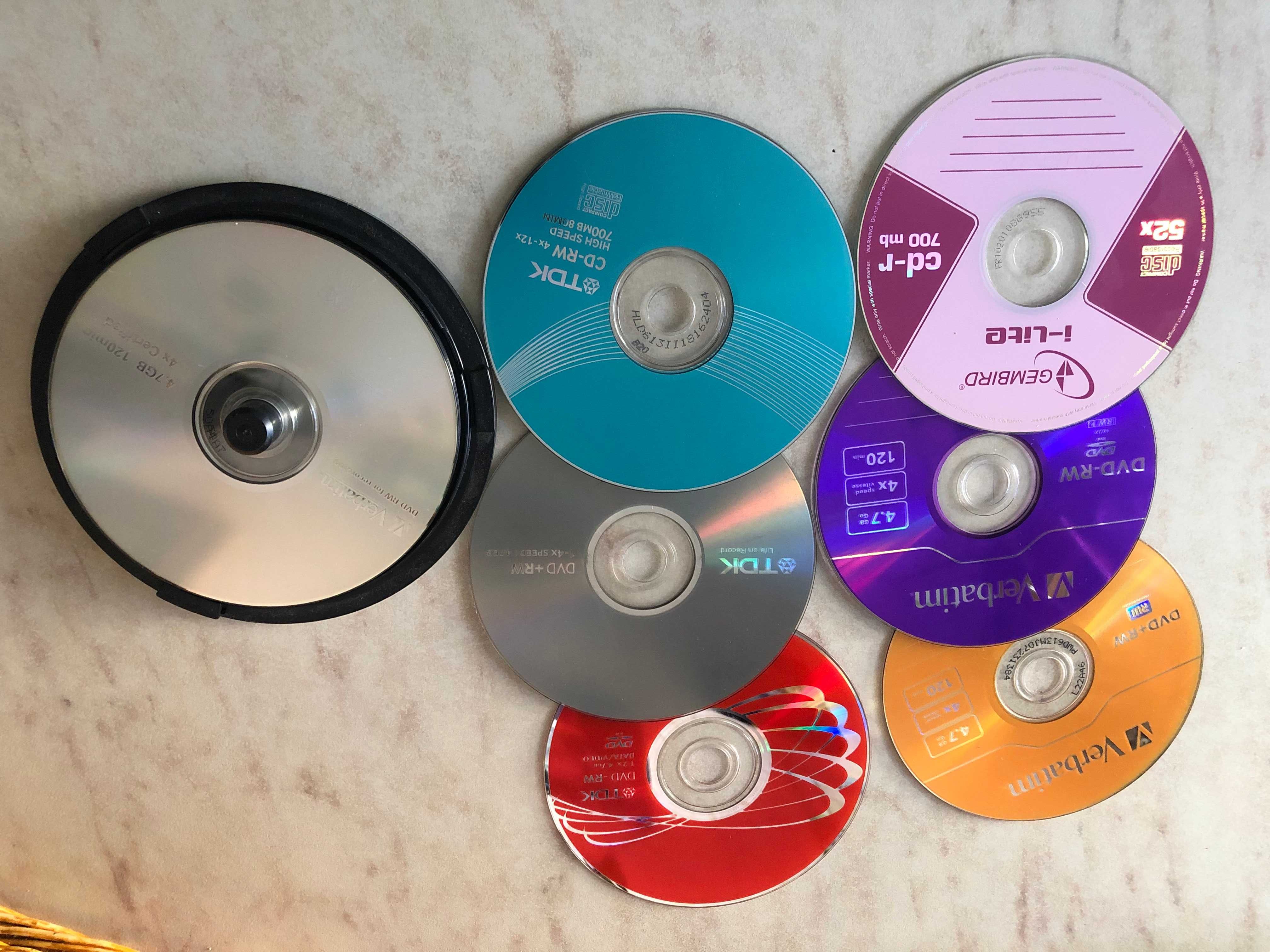 Диски компакт диски DVD-R; CD-R; DVD-RW; CD-RW