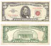 США 5 Долларов 1963 год