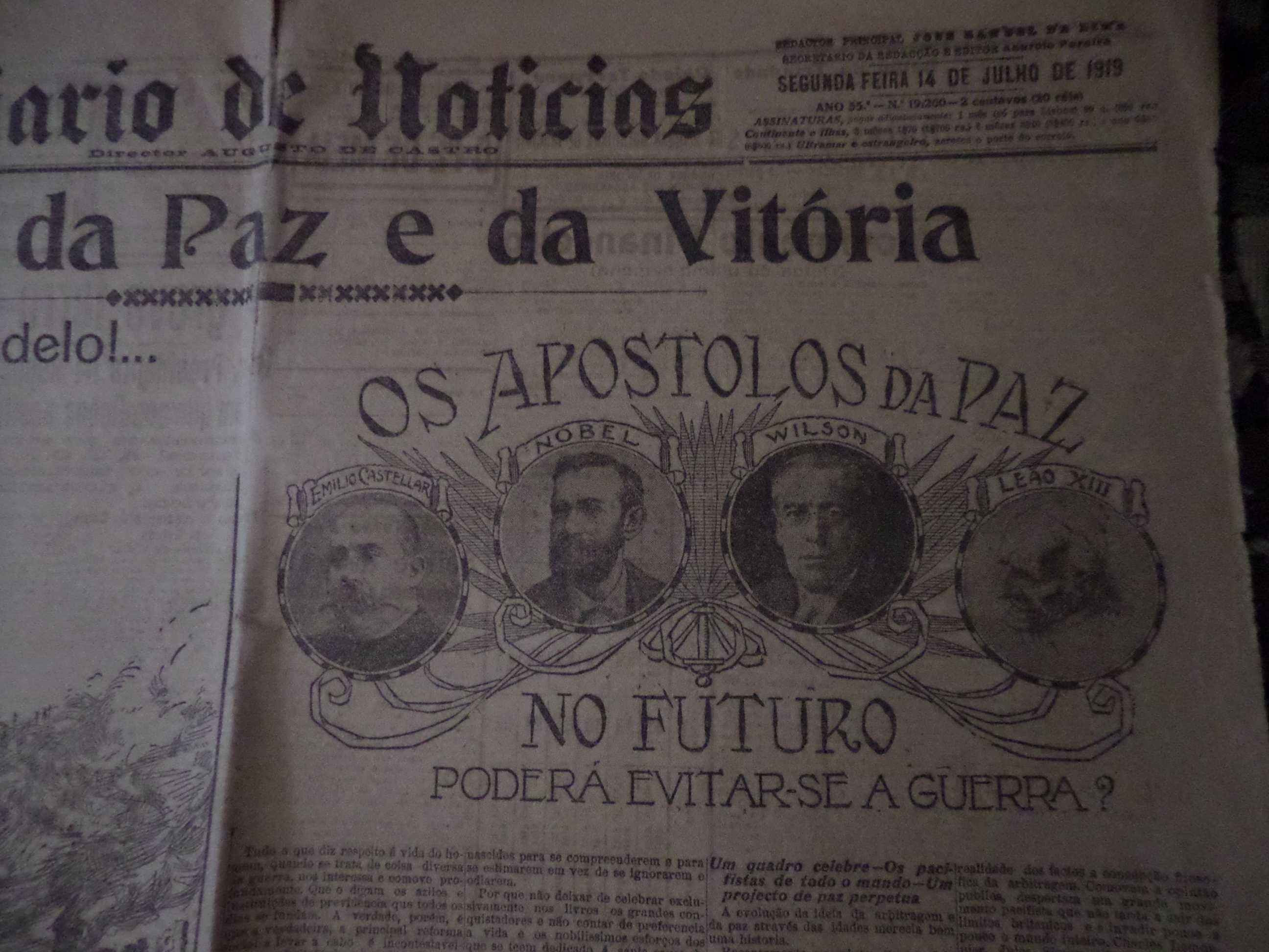 Jornal Diário de Noticias de 1919