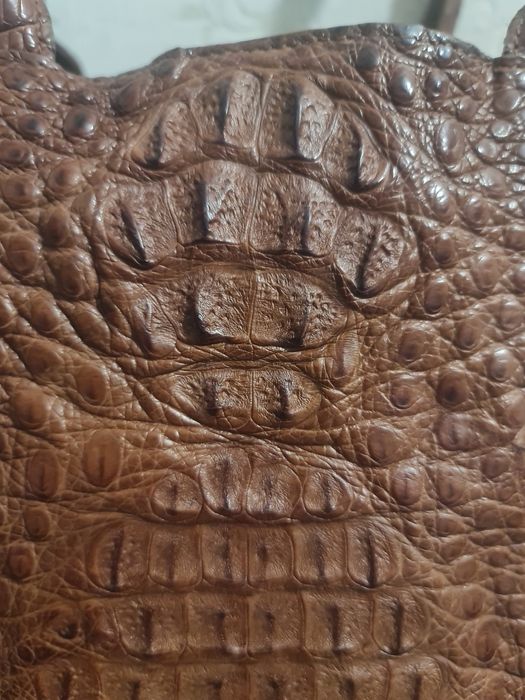 Сумка кожа кожаная шопер крокодил