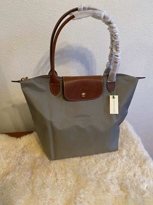Bolsa cinza longchamp original