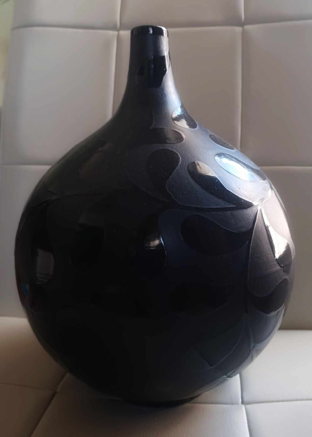 Jarra balão AREA cerâmica preto