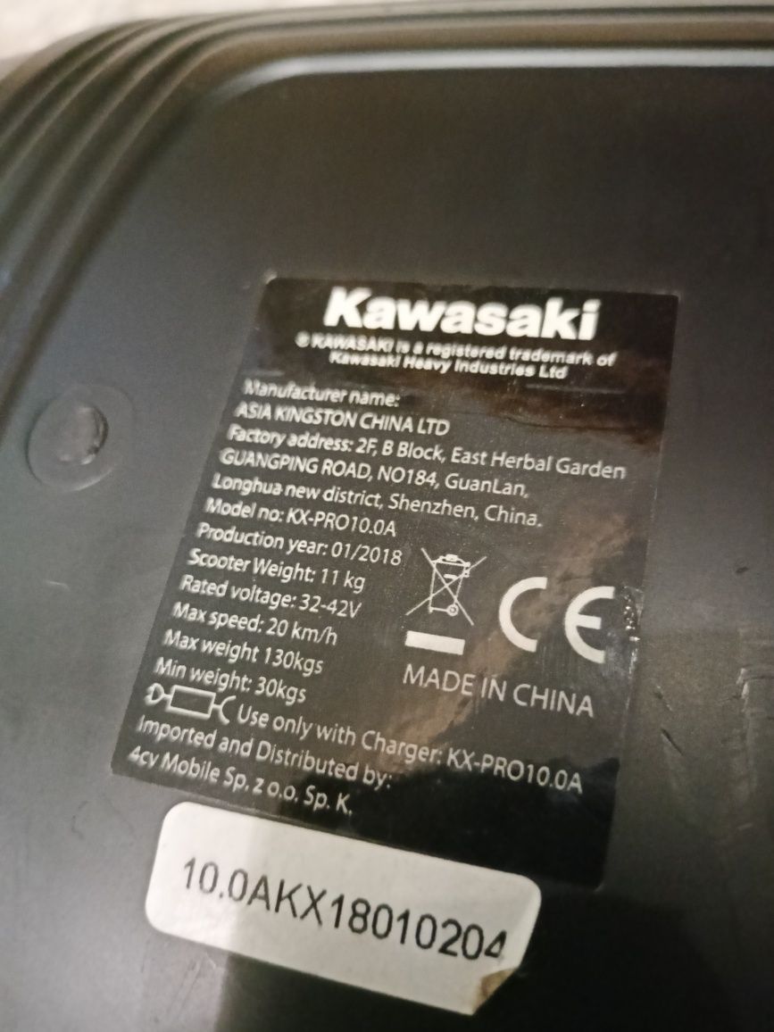 Sprzedam deskę elektryczna hoverboard Kawasaki