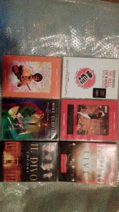 Seleção de dvds musicais