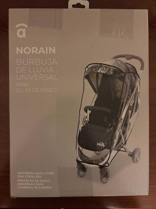 Capa de chuva universal para carrinhos de bebé