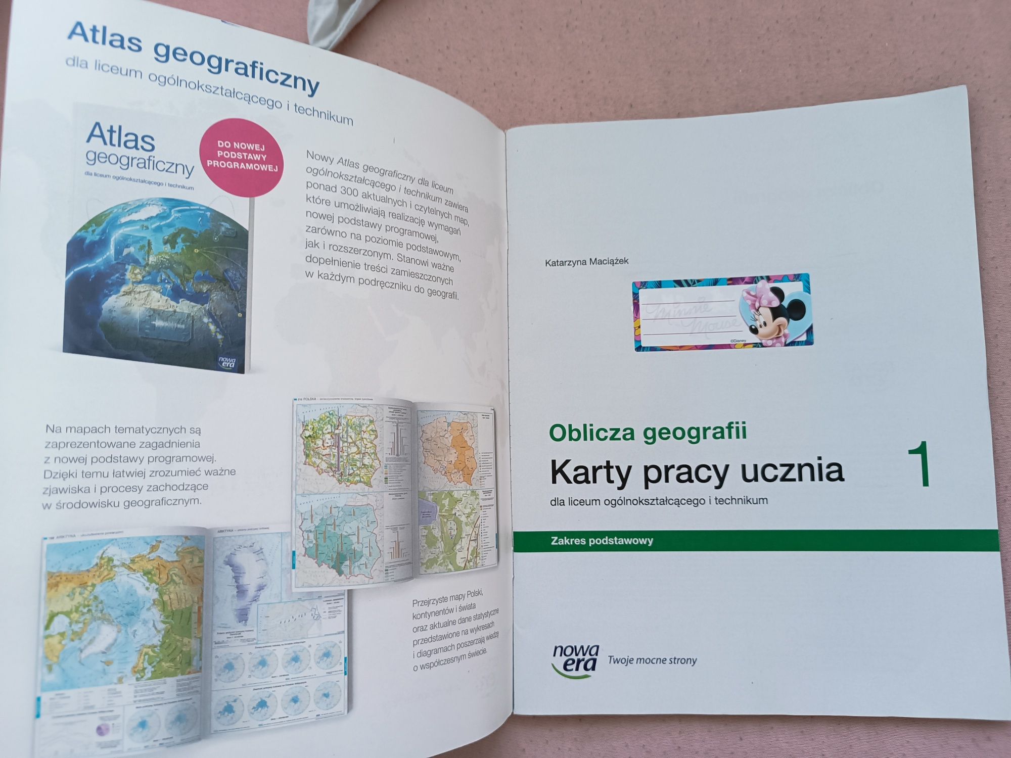 Karty pracy ucznia klasa 1 Oblicza geografii zakres podstawowy