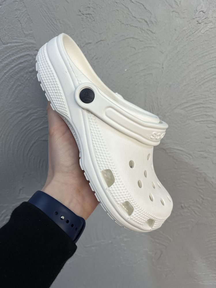 ОРИГІНАЛЬНЕ взуття/Сабо/Шльопанці/Крокси/Crocs All white