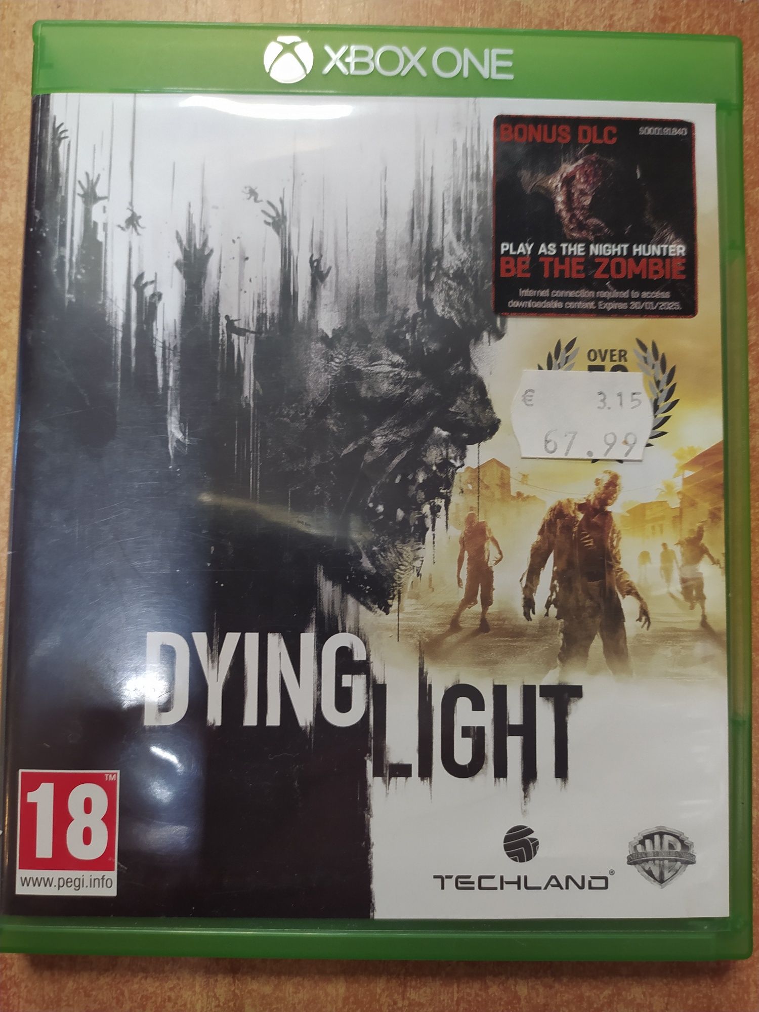 gra xbox ONE DYING LIGHT  Xbox One