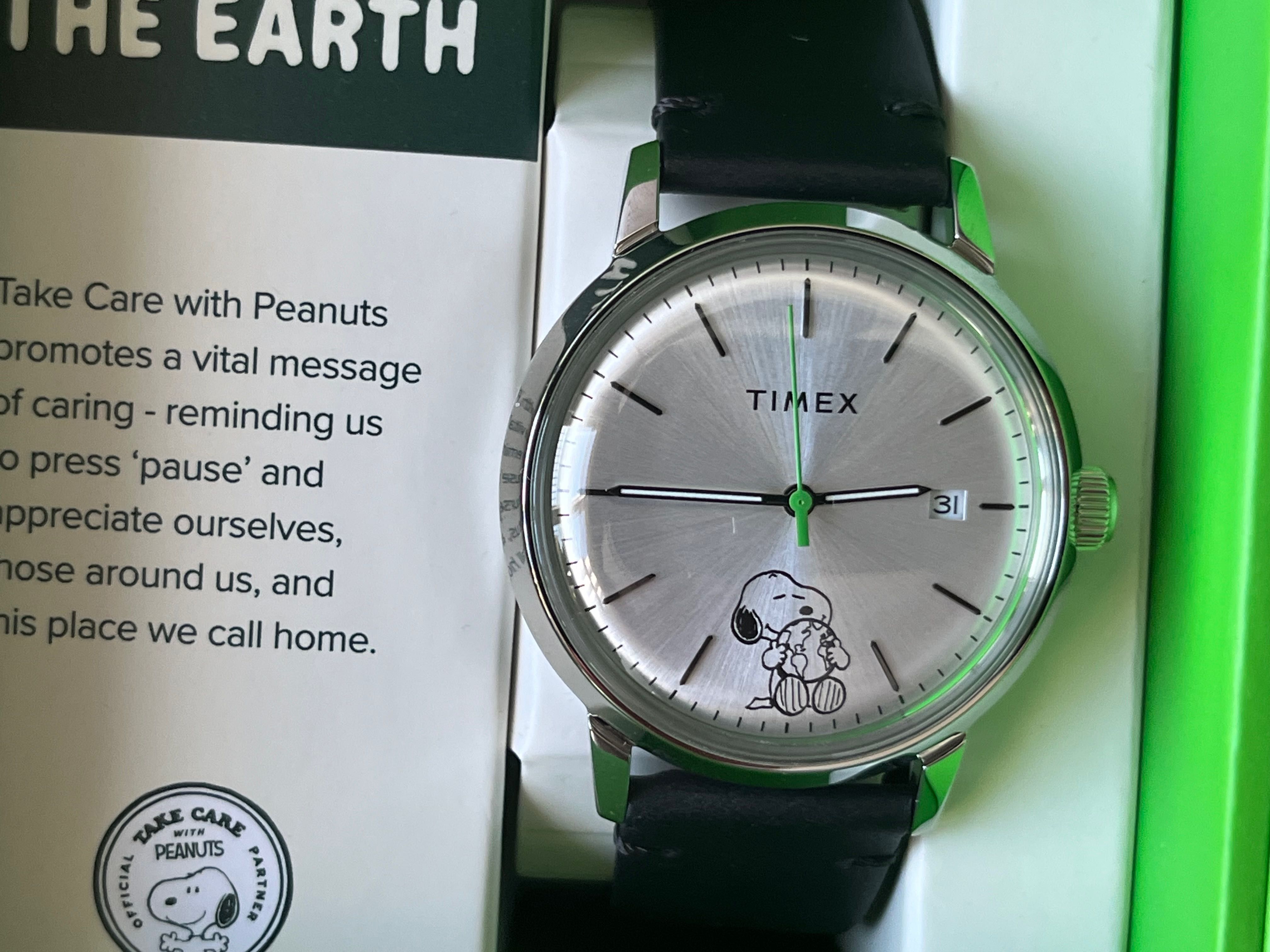 Zegarek Timex Marlin Automatic x Peanuts Snoopy nowy automatyczny