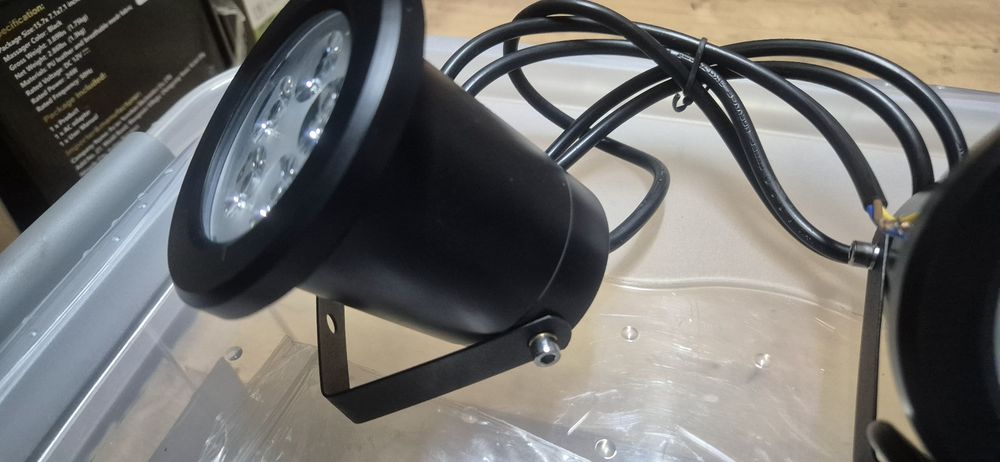 2 lampki reflektory Led do ogrodu