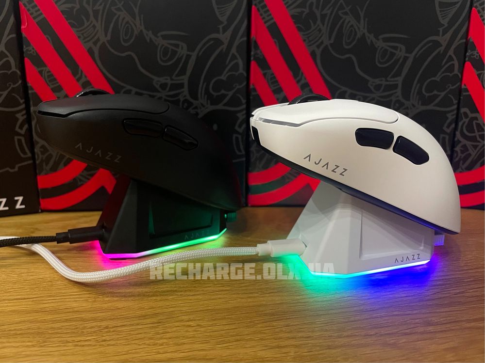 НОВІ Ajazz AJ179P PAW3395 Wireless | ІГРОВА МИШКА