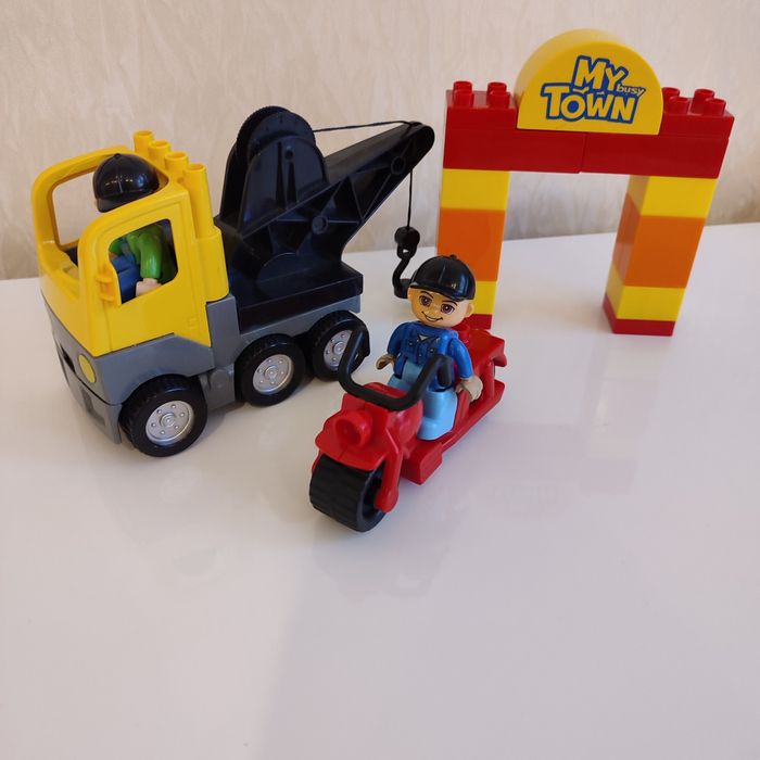 Lego Duplo машинка + мото (аналог) б/у