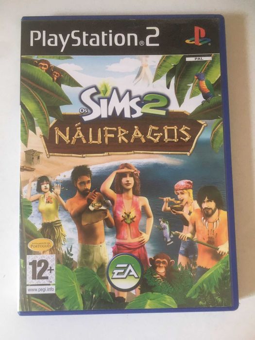 PS2 - Os Sims 2 Náufragos