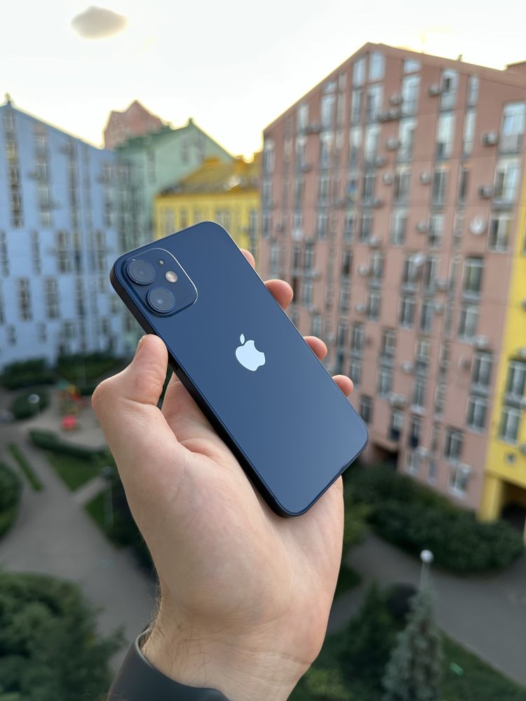 90% Аккум Идеал iPhone 12 Mini 256Gb Blue Айфон мини 128 64