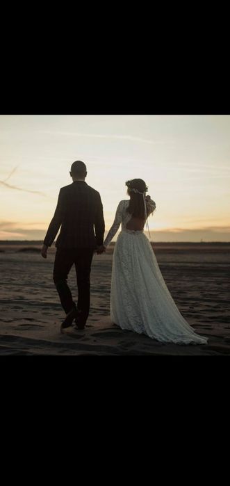 Suknia ślubna koronkowa