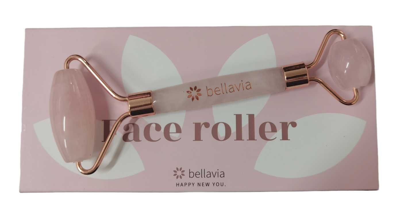 BELLAVIA zestaw kosmetyków damskich serum+roller+krem+węgiel+kula