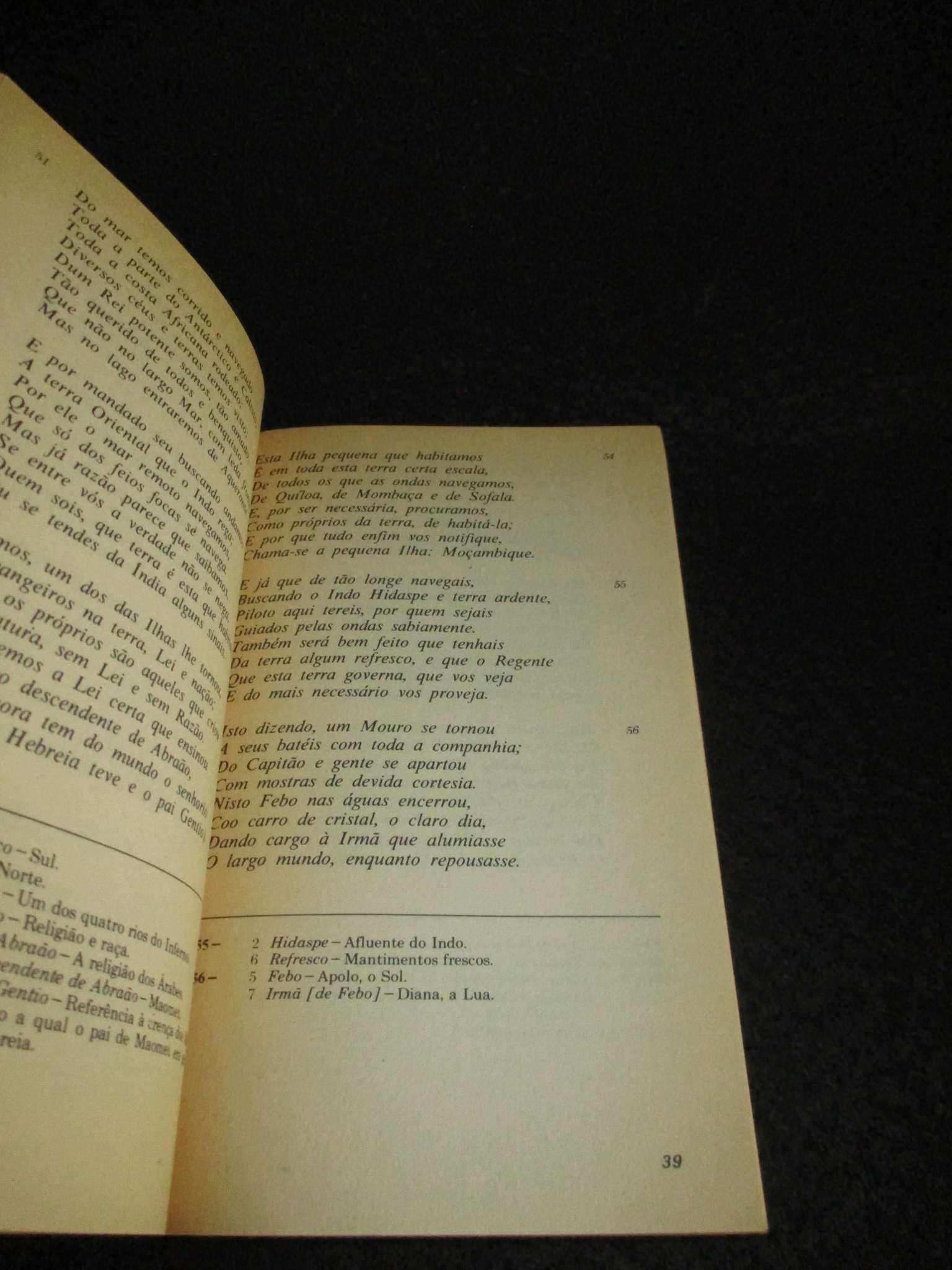 Livro Os Lusíadas Camões Livros de Bolso Europa-América