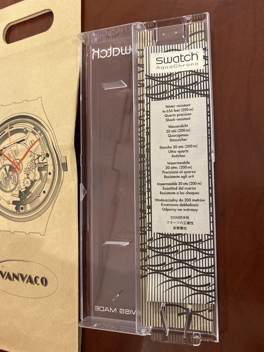Caixa original Swatch anos 90
