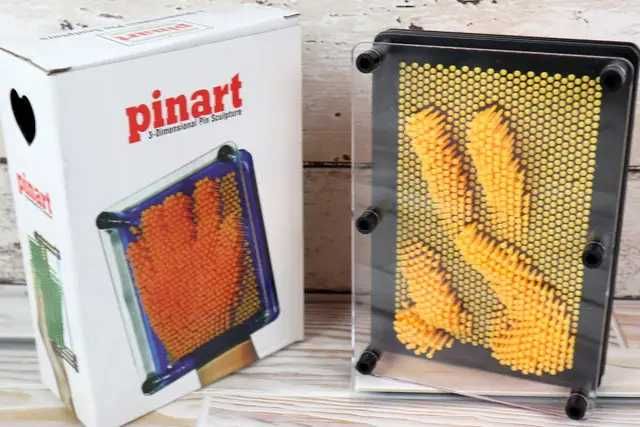 СУПЕР 3D СУВЕНИР! • Гвозди PIN-ART Скульптор XL (желтые) • Пин Арт
