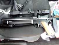 Pistola PCP artemis snowpeak zasdar pp750, oferta de 500 chumbos JSB
