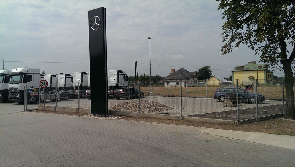 Obiekt usługi - produkcja przy węźle A2 E30 Siedlce Wschód Ujrzanów