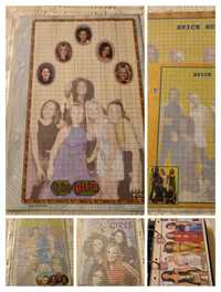 Karteczki kolekcjonerskie z lat 90' do segregatora Spice Girls