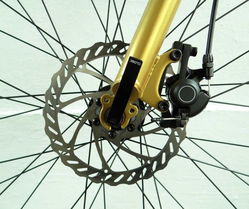 Rower FIXED WARSAW Gravel złoty, ale skromny... gravelowy