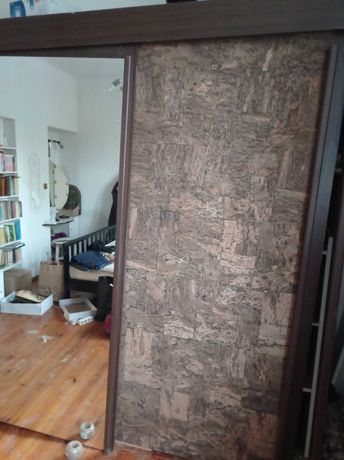 Duża Szafa Drzwi przesuwne z lustrem sypialnia przedpokój front korek