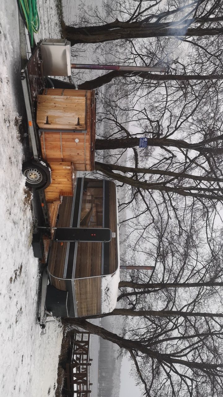 Mobilna balia i sauna ogrodowa