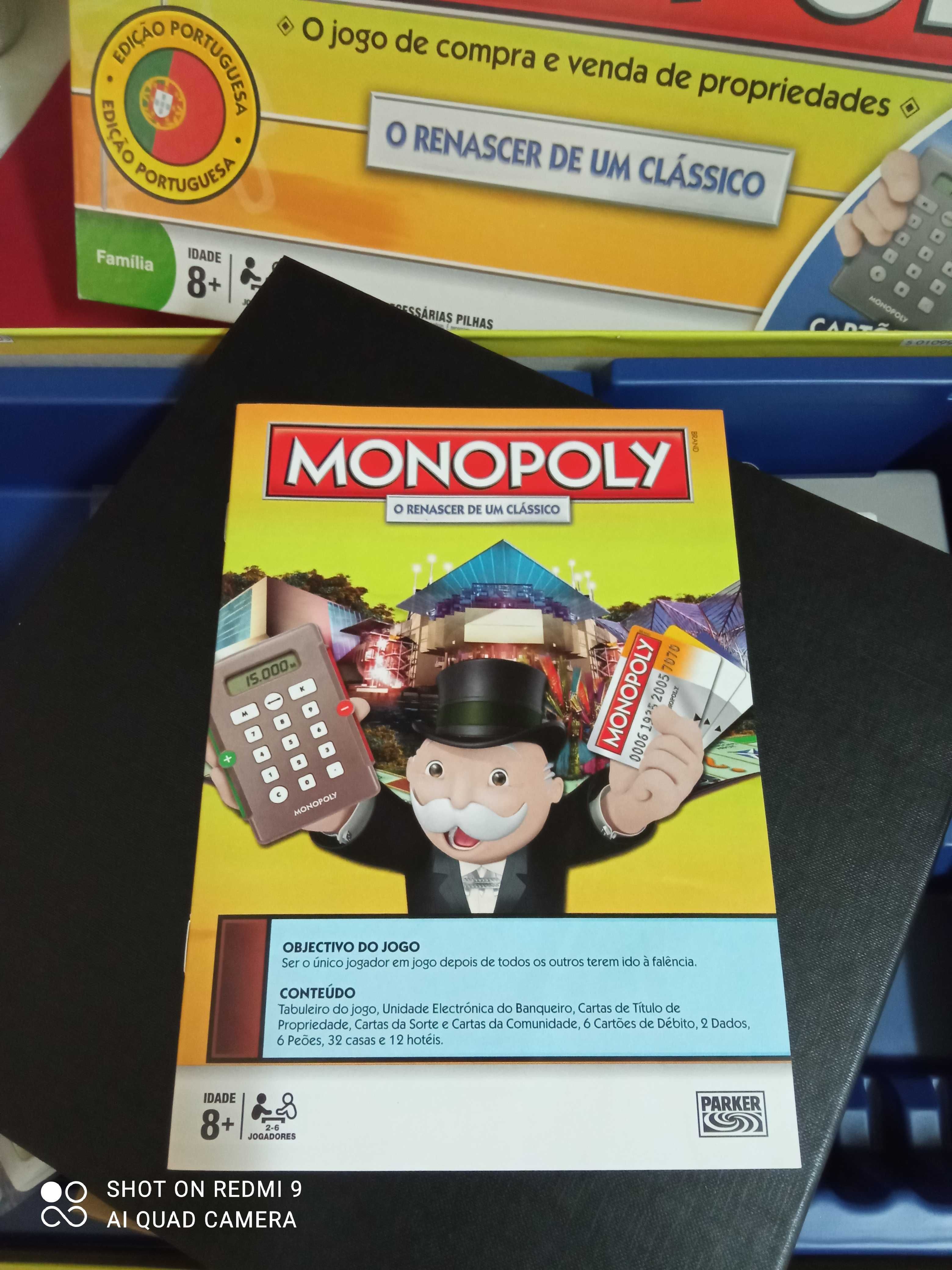 Jogo Monopoly "Compra e Venda de Propriedades" - como NOVO