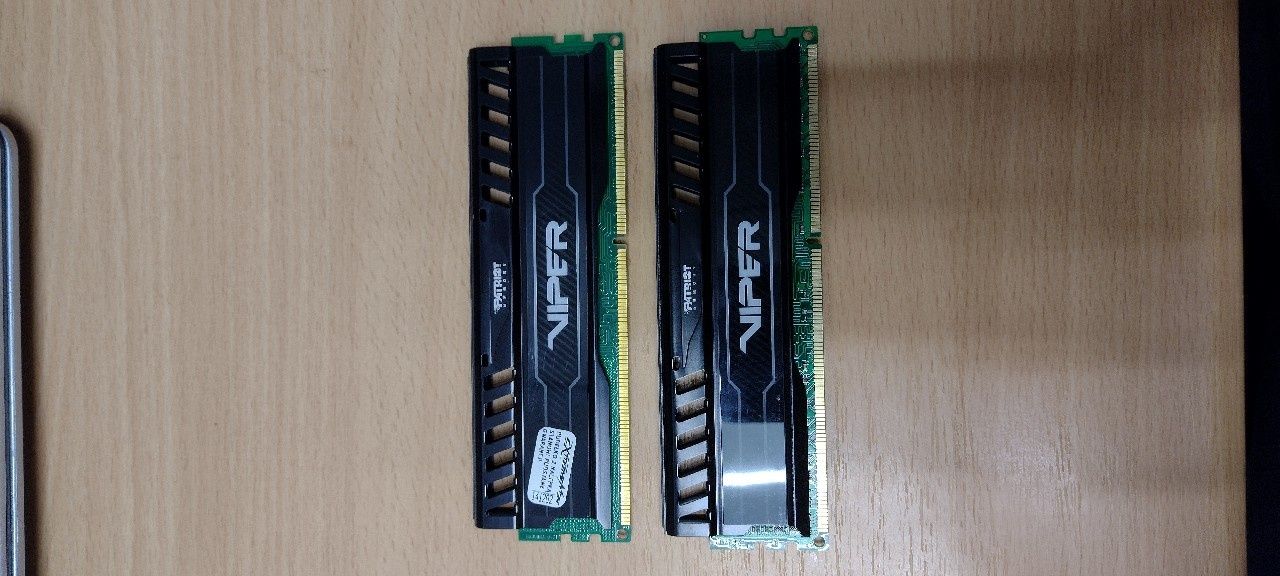 RAM DDR3 Viper 1600mhz 2x4GB dual channel