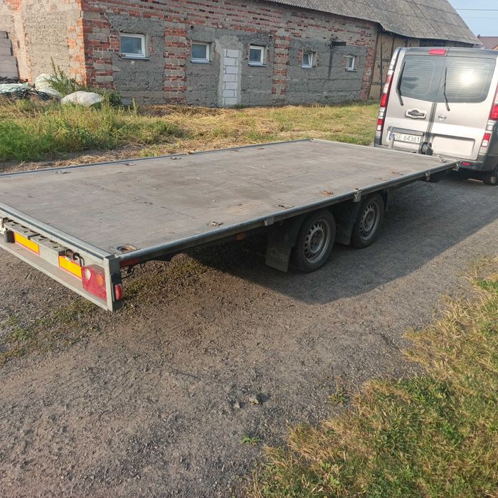 Przyczepa ciężarowa, laweta dmc2700 ładowność 2000kg