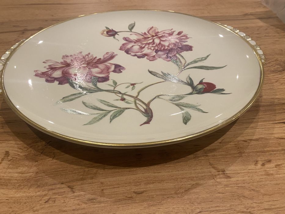 Talerz do ciasta , patera PEONIE