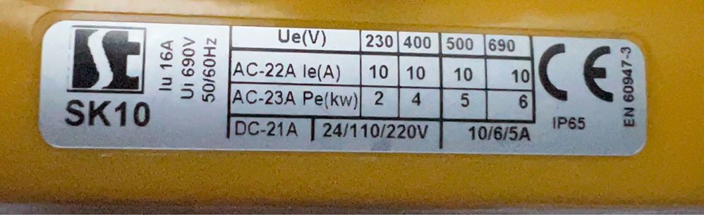 Rozłącznik – 3 biegunowy SK10-2.8211 OB11ZC