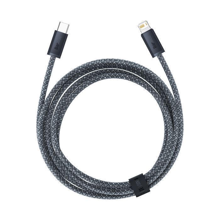 Baseus Kabel do iPhone USB-C - Lightning 2M, PD 20W, Szary