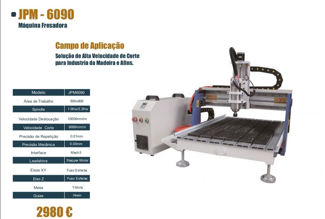 Fresadoras CNC Várias