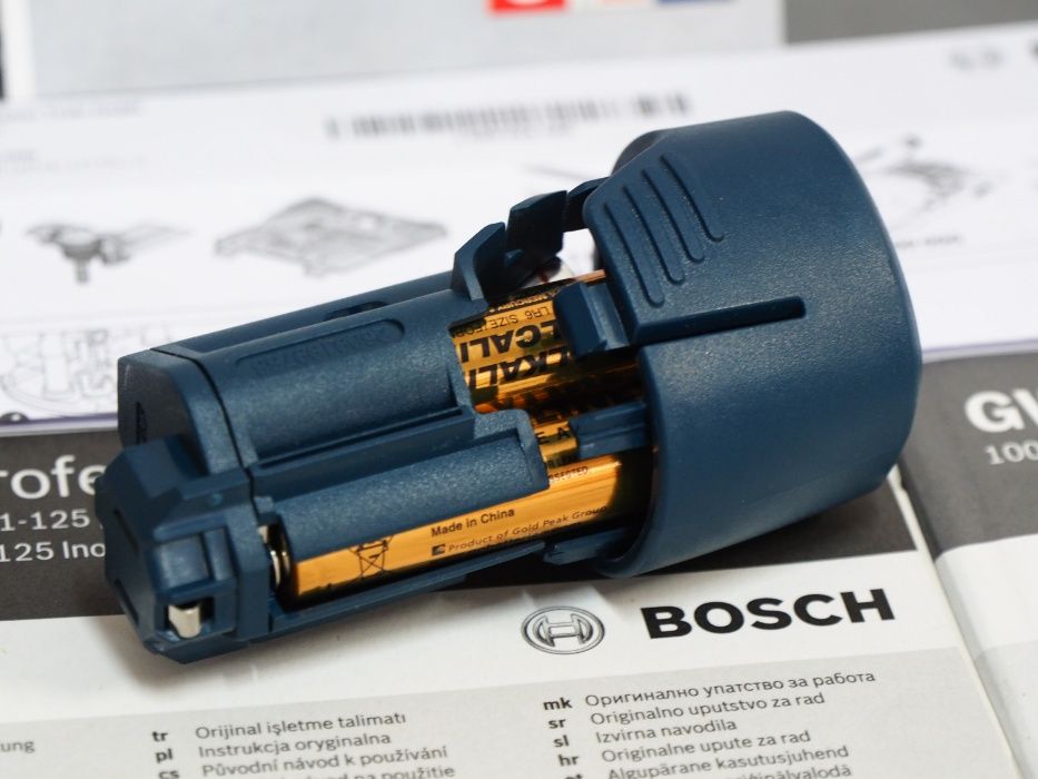 Przejścówka Adapter BOSCH kamera wykrywacz 12v 10.8v bateria 4xAA spit