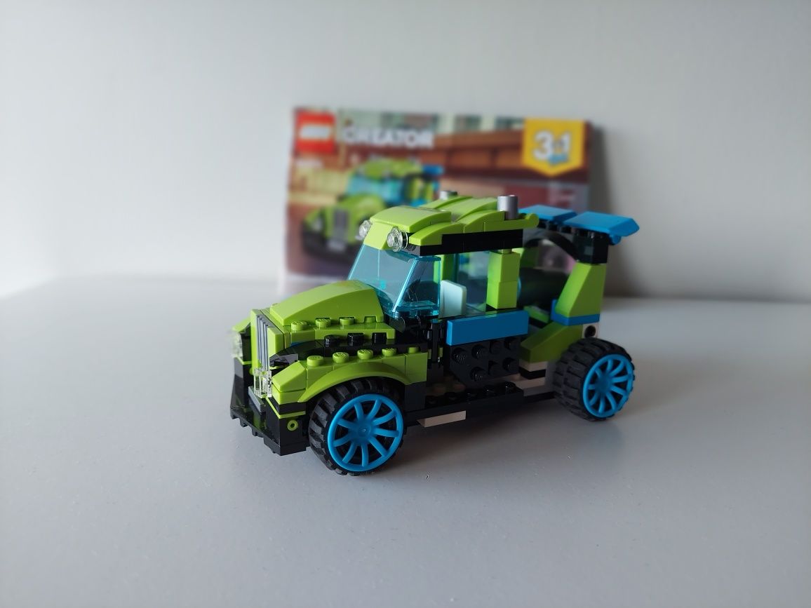 Lego creator 3w1 31074 kompletne wyścigówka