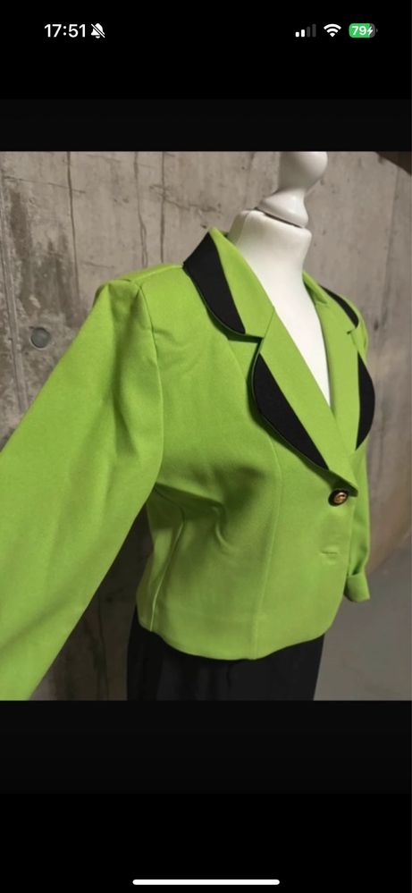 Garnitur limonka vintage