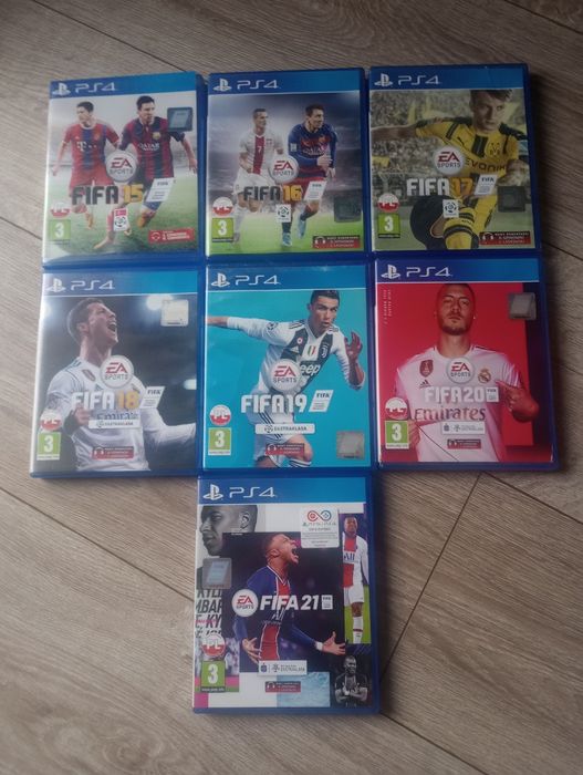 Zestaw Gier FIFA 15 - 21 PS4 PL