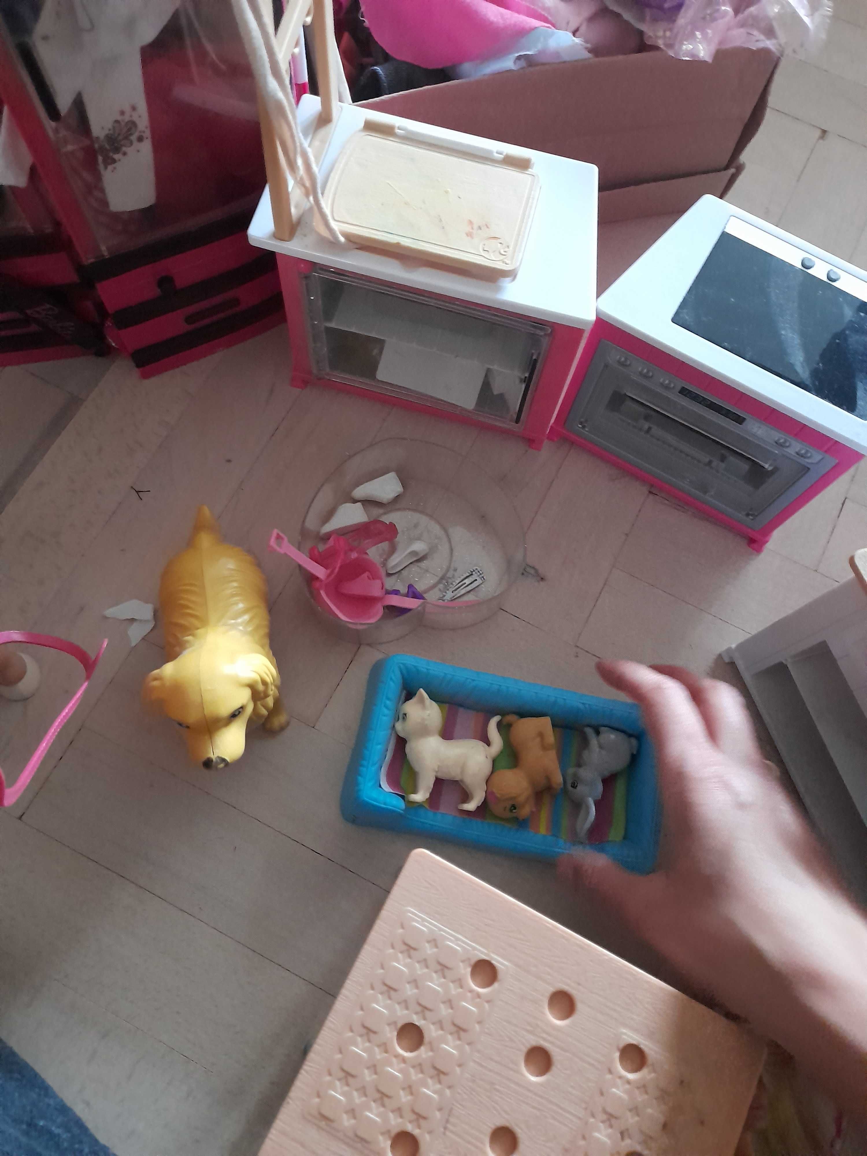 Zestaw mega wielki Barbie mattel